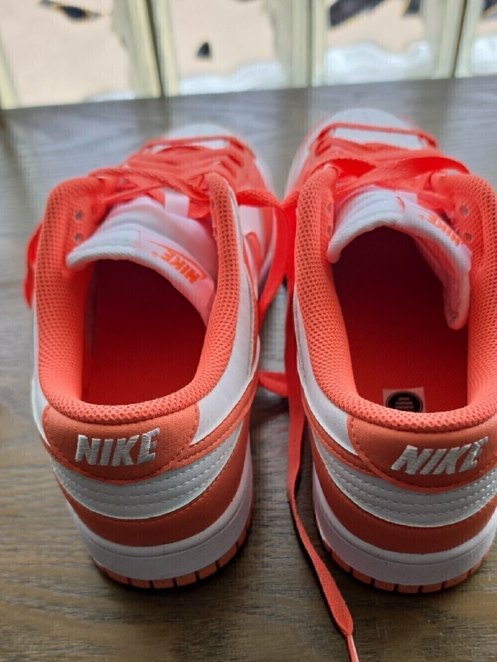 Nike Low-Top Sneakers in Coral & White - Picture 2 of 4